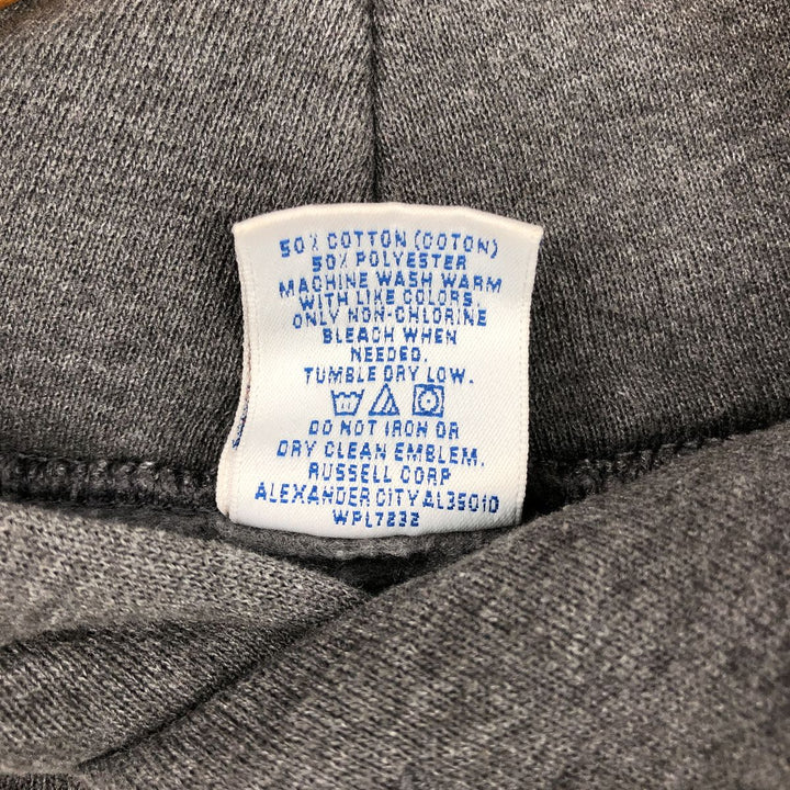 Vintage 90'S Russell College Pullover Hoodie, Made in USA, Men's Size Small cotton gray type Vintage Second Hand