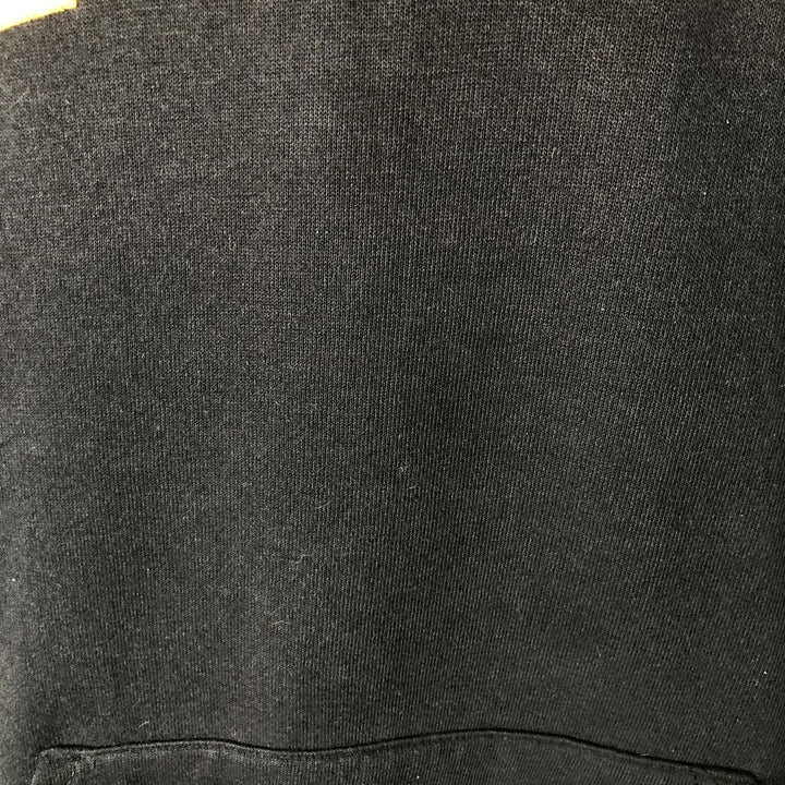 Cotton Exchange College Pullover Hoodie, Made in USA, Men's Size L cotton black type Vintage Second Hand