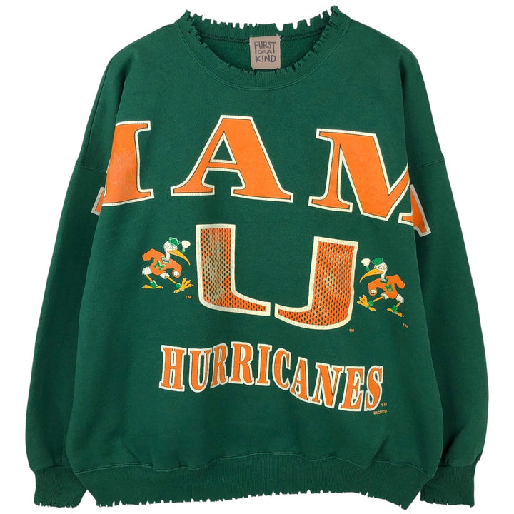 FURST OF A KIND College Character Sweatshirt, Men's XL unclear Green type dark green Vintage Second Hand