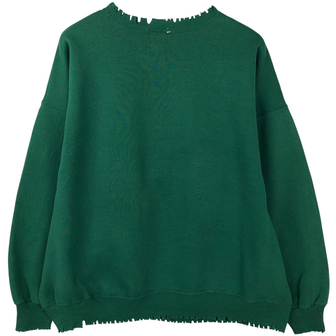 FURST OF A KIND College Character Sweatshirt, Men's XL unclear Green type dark green Vintage Second Hand