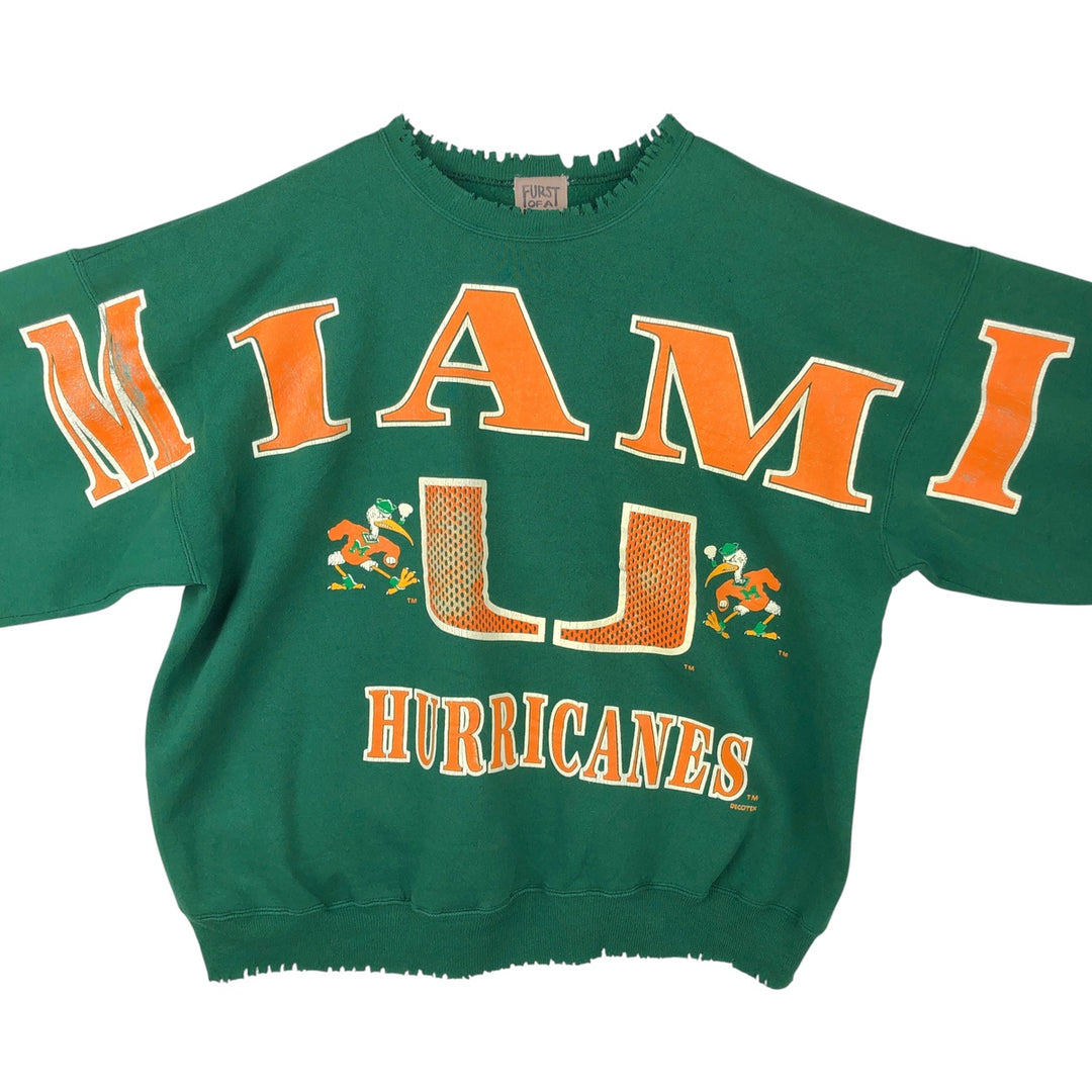 FURST OF A KIND College Character Sweatshirt, Men's XL unclear Green type dark green Vintage Second Hand