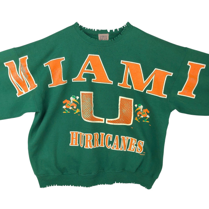 FURST OF A KIND College Character Sweatshirt, Men's XL unclear Green type dark green Vintage Second Hand