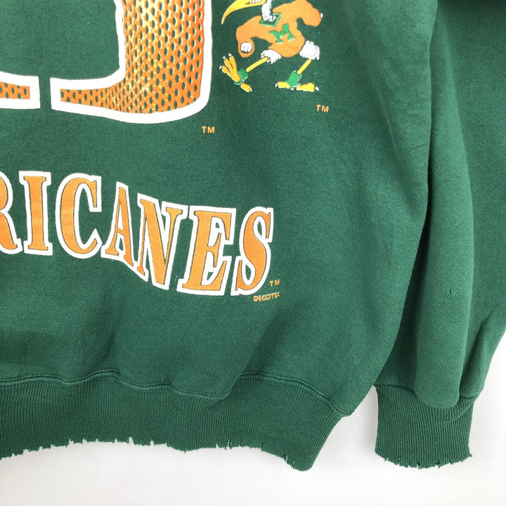 FURST OF A KIND College Character Sweatshirt, Men's XL unclear Green type dark green Vintage Second Hand