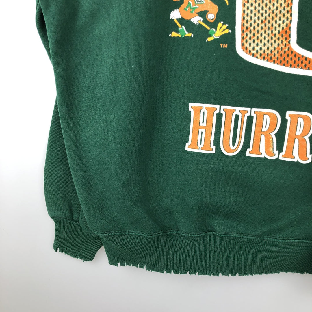 FURST OF A KIND College Character Sweatshirt, Men's XL unclear Green type dark green Vintage Second Hand
