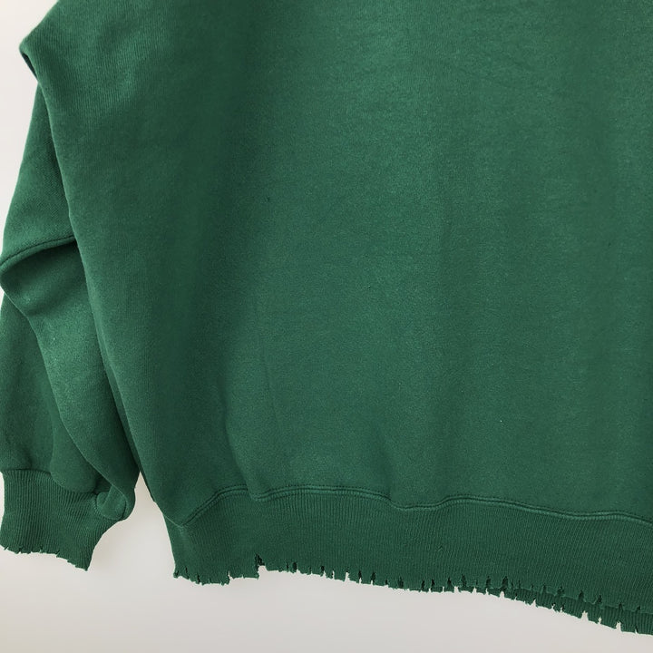 FURST OF A KIND College Character Sweatshirt, Men's XL unclear Green type dark green Vintage Second Hand