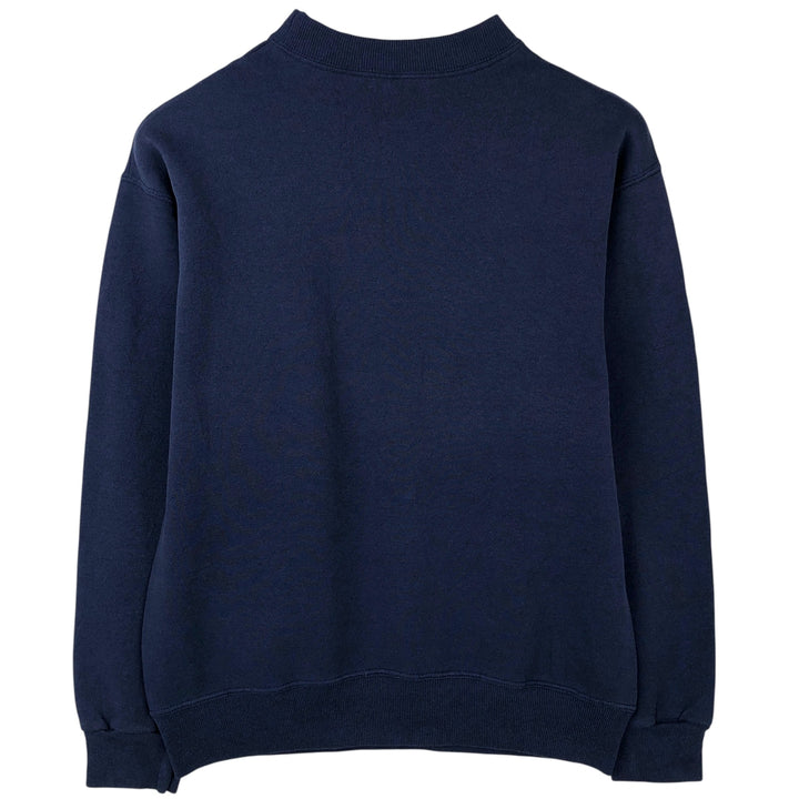 ChampKnit Hanes Print Notre Dame University College Character Sweatshirt, Men's Size Medium cotton navy blue type Vintage Second Hand