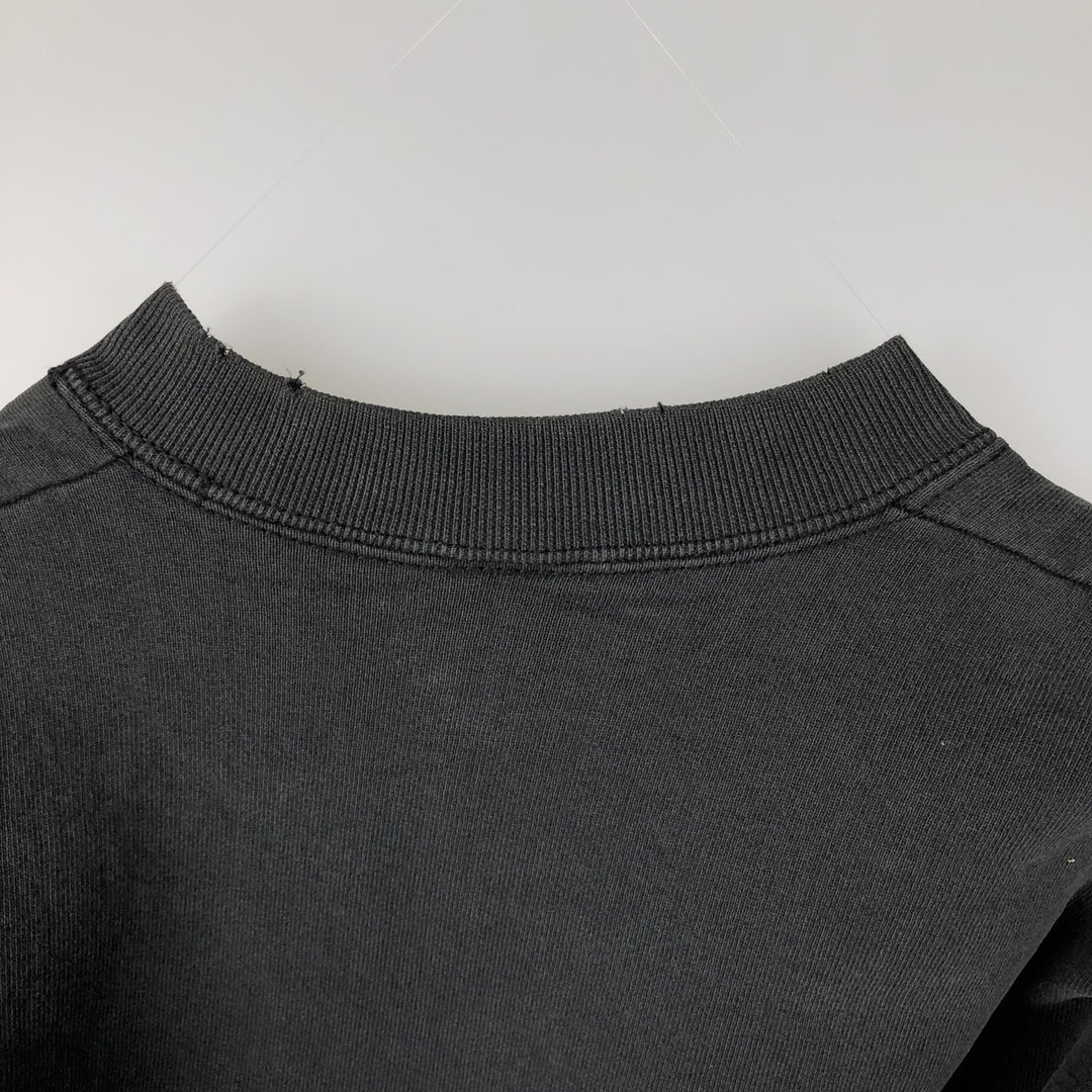 SALEM SPORTSWEAR College Character Sweatshirt, Made in USA, Men's XL cotton black type Vintage Second Hand