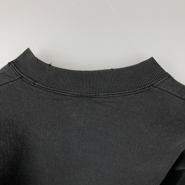 SALEM SPORTSWEAR College Character Sweatshirt, Made in USA, Men's XL cotton black type Vintage Second Hand