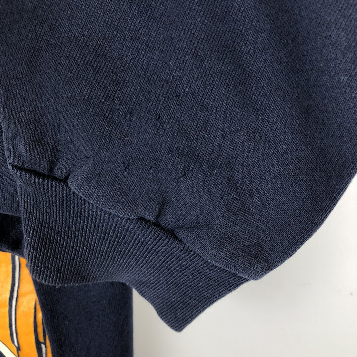 TNT Notre Dame Fighting Irish College Character Sweatshirt, Men's Size L cotton navy blue type Vintage Second Hand