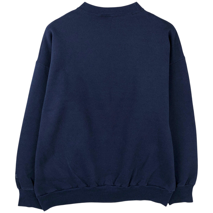 BIKE Notre Dame Fighting Irish College Character Sweatshirt, Men's XXL polyester navy blue type Vintage Second Hand