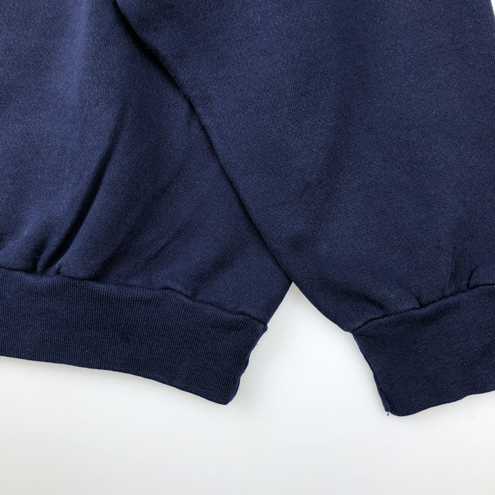 BIKE Notre Dame Fighting Irish College Character Sweatshirt, Men's XXL polyester navy blue type Vintage Second Hand