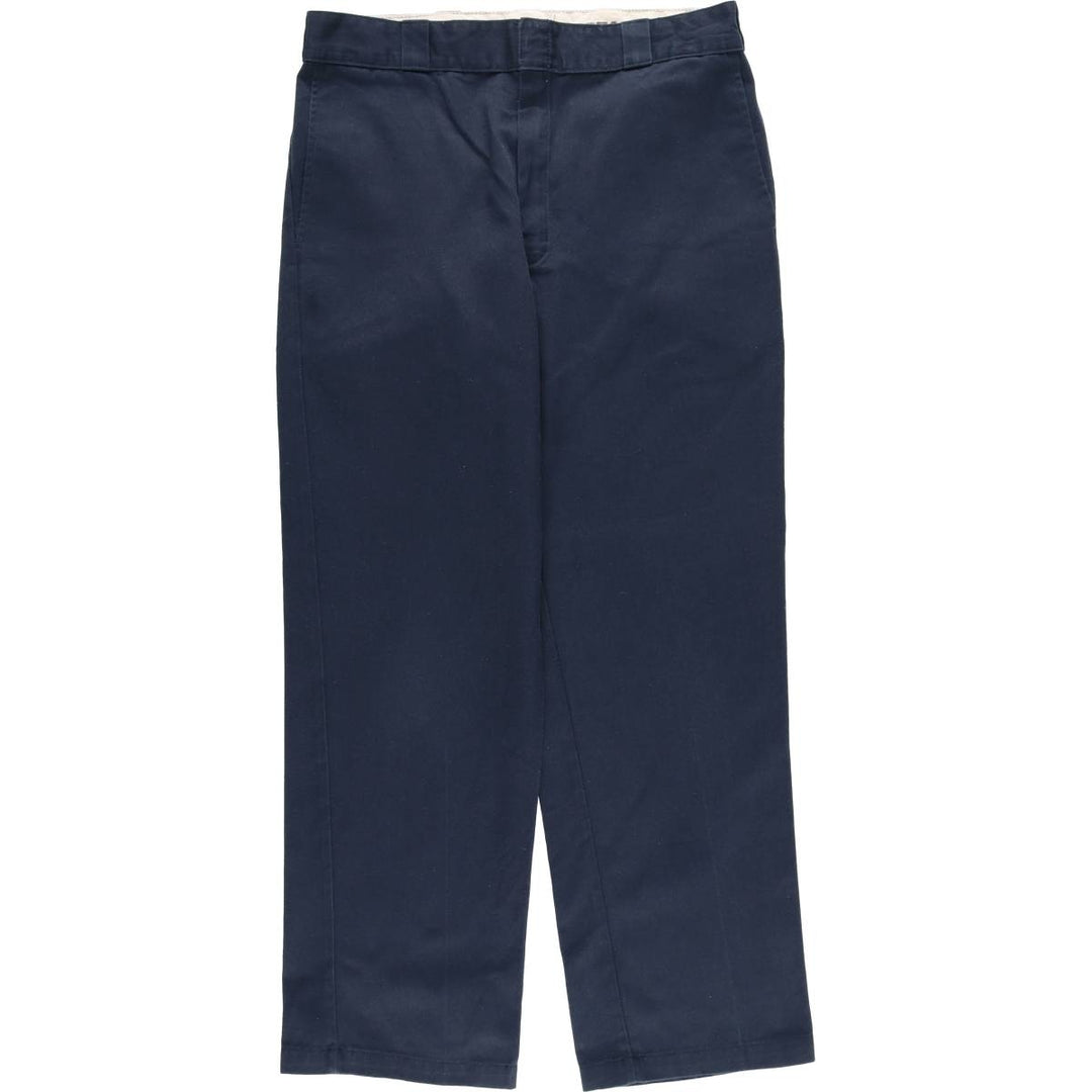 Dickies 874 ORIGINAL FIT Work Pants for Men, Size W36 polyester navy blue type Vintage Second Hand