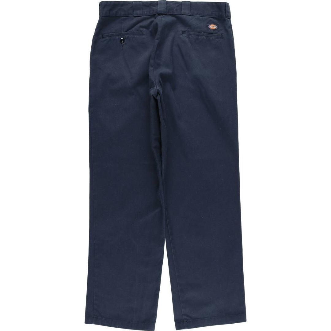 Dickies 874 ORIGINAL FIT Work Pants for Men, Size W36 polyester navy blue type Vintage Second Hand