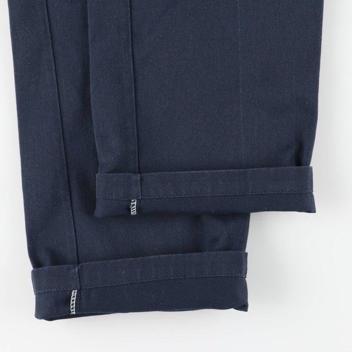 Dickies 874 ORIGINAL FIT Work Pants for Men, Size W36 polyester navy blue type Vintage Second Hand