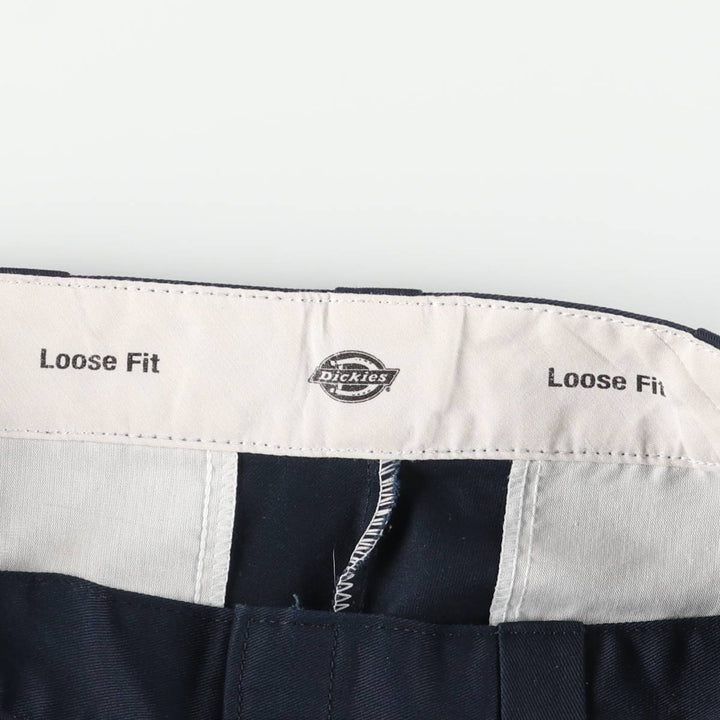 Dickies Loose Fit Double Knee Work Pants, Men's Size W31 unclear navy blue type Vintage Second Hand