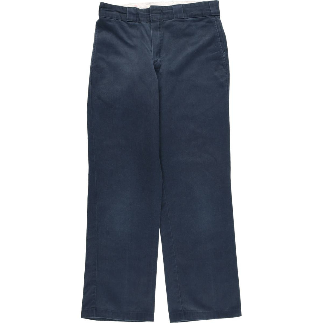 Dickies 874 ORIGINAL FIT Work Pants for Men, W31 equivalent polyester navy blue type Vintage Second Hand