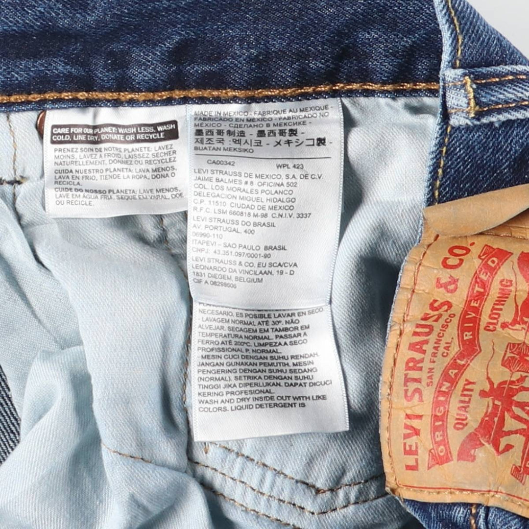Levi's Levi's 501 straight denim pants for men, equivalent to w37 cotton blue type Vintage Second Hand