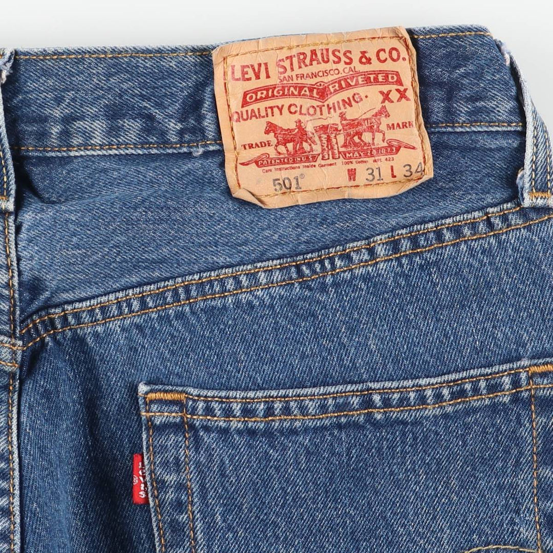 2000'S Levi's 501 Straight Denim Pants, Men's Size W31 cotton blue type Vintage Second Hand