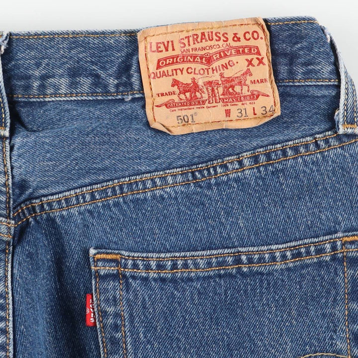 2000'S Levi's 501 Straight Denim Pants, Men's Size W31 cotton blue type Vintage Second Hand