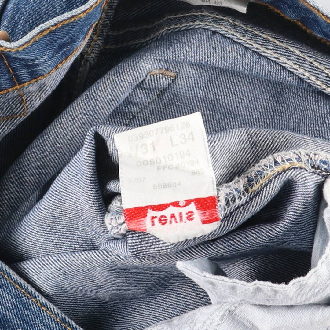 2000'S Levi's 501 Straight Denim Pants, Men's Size W31 cotton blue type Vintage Second Hand