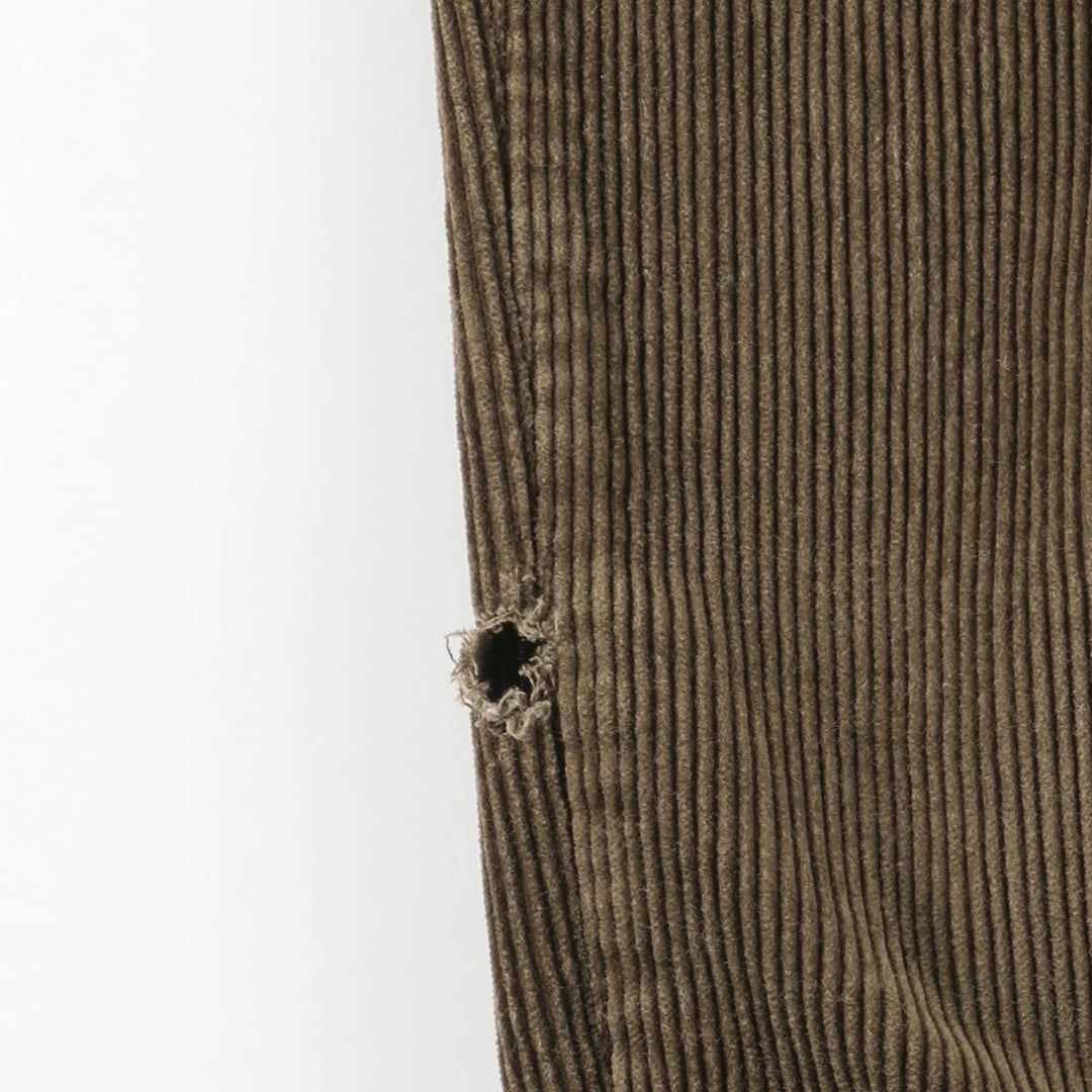 90'S Polo by Ralph Lauren two-pleat corduroy pants, made in the USA, men's, vintage, size W30. cotton brown type Vintage Second Hand