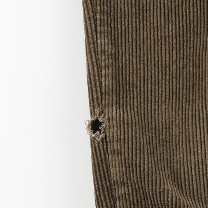 90'S Polo by Ralph Lauren two-pleat corduroy pants, made in the USA, men's, vintage, size W30. cotton brown type Vintage Second Hand