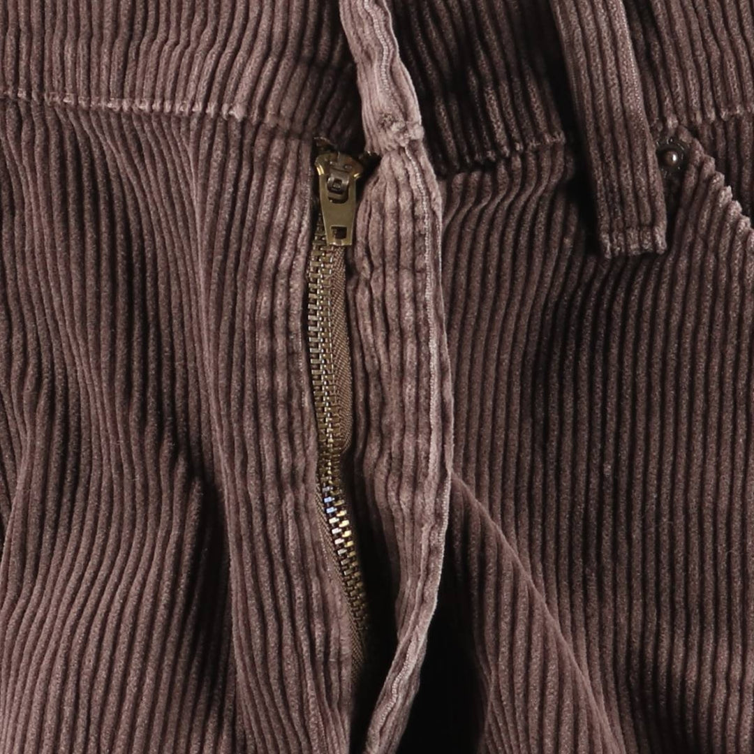 90'S Levi's 565 Loose Fit Wide Leg Corduroy Pants, Made in USA, Men's, Size W39, Vintage cotton brown type Vintage Second Hand