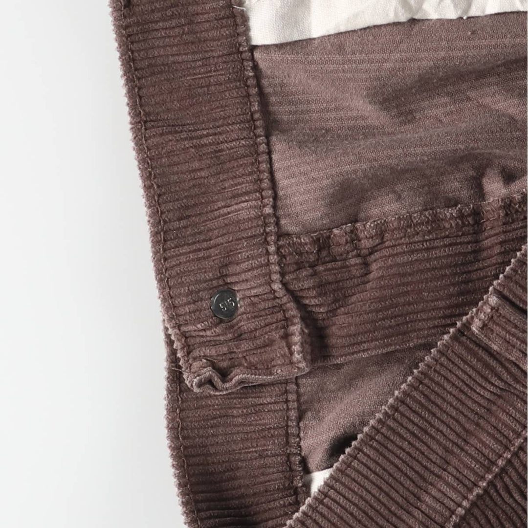 90'S Levi's 565 Loose Fit Wide Leg Corduroy Pants, Made in USA, Men's, Size W39, Vintage cotton brown type Vintage Second Hand