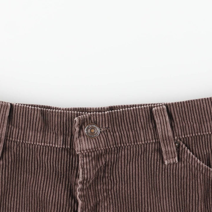 90'S Levi's 565 Loose Fit Wide Leg Corduroy Pants, Made in USA, Men's, Size W39, Vintage cotton brown type Vintage Second Hand