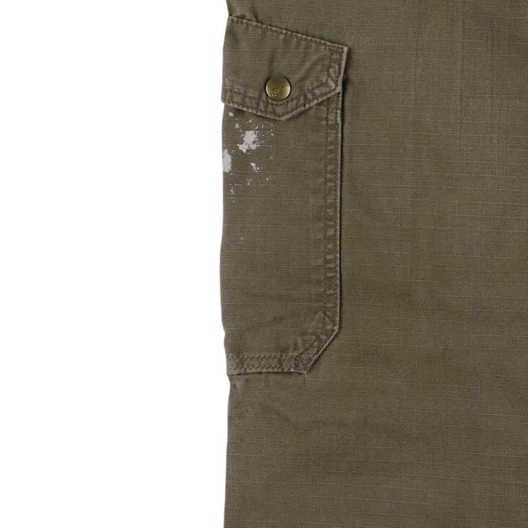Carhartt Ripstop Work Cargo Pants, Men's Size W37 cotton Khaki type Vintage Second Hand