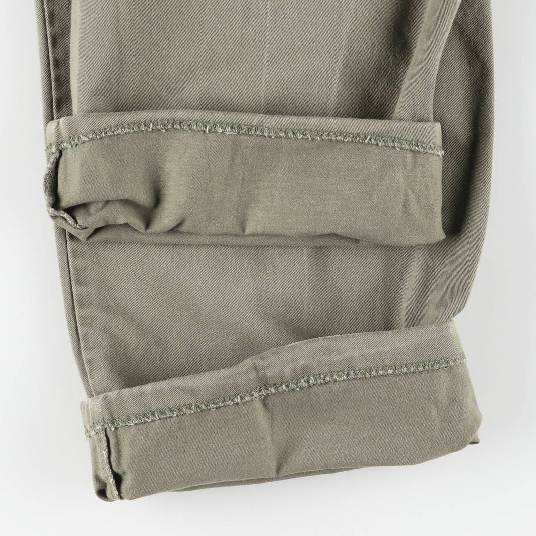 Ralph Lauren Polo Ralph Lauren Two-pleat Chino Pants for Men, W33 equivalent cotton Khaki type Vintage Second Hand