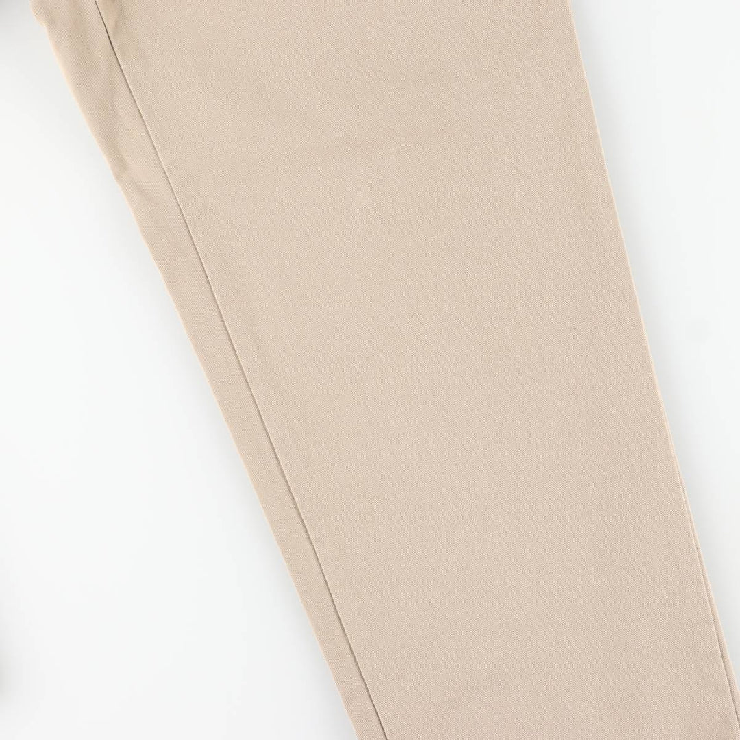 Ralph Lauren POLO by Ralph Lauren ANDREW PANT Two-pleat chino pants for men, equivalent to W33 cotton Beige type Vintage Second Hand