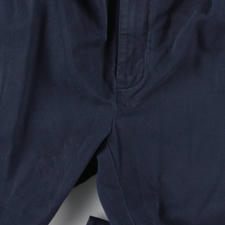Ralph Lauren POLO by Ralph Lauren ETHAN PANT Two-pleat chino pants for men, size W36 cotton navy blue type Vintage Second Hand