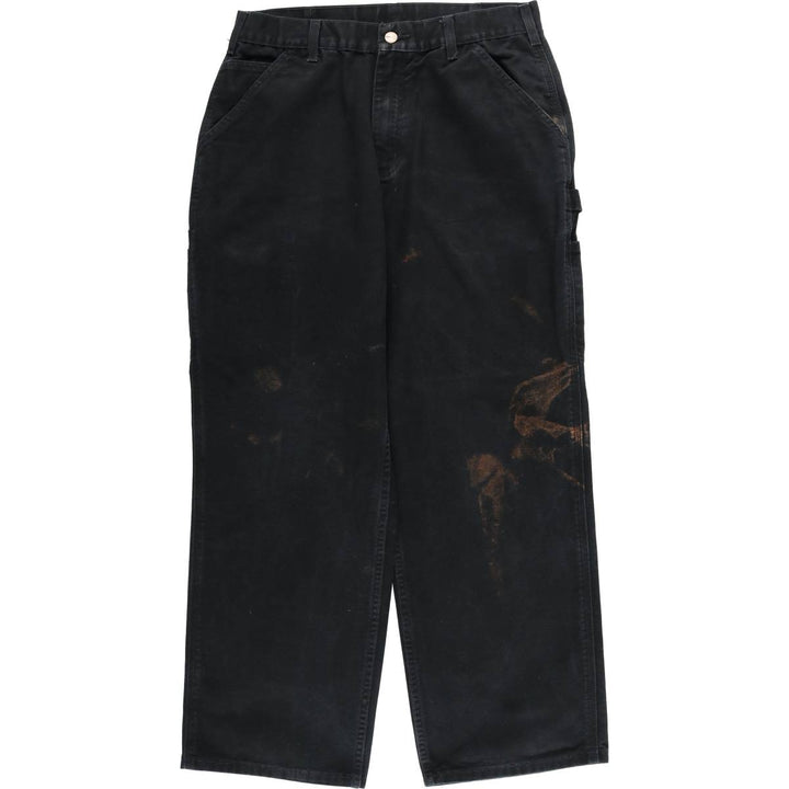 Carhartt Loose Fit Painted Duck Painter Pants, Men's, Size W30 cotton black type Vintage Second Hand