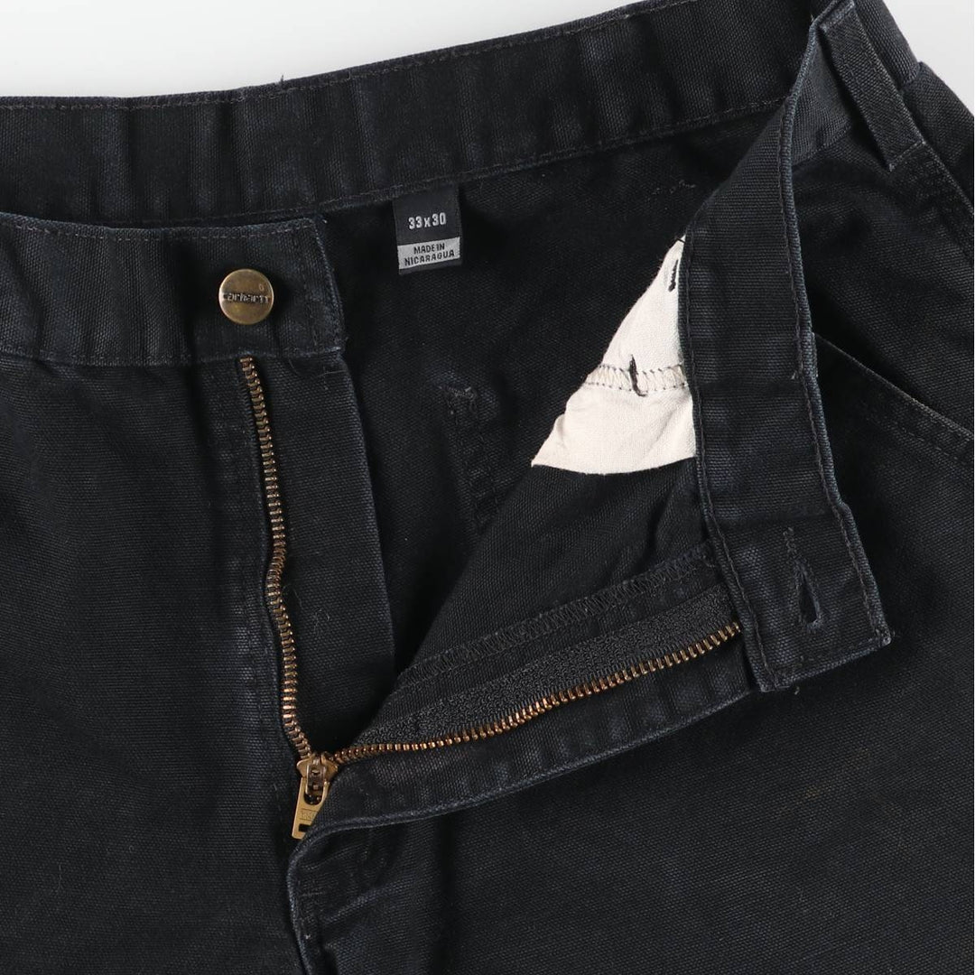 Carhartt Loose Fit Painted Duck Painter Pants, Men's, Size W30 cotton black type Vintage Second Hand