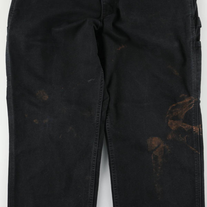 Carhartt Loose Fit Painted Duck Painter Pants, Men's, Size W30 cotton black type Vintage Second Hand