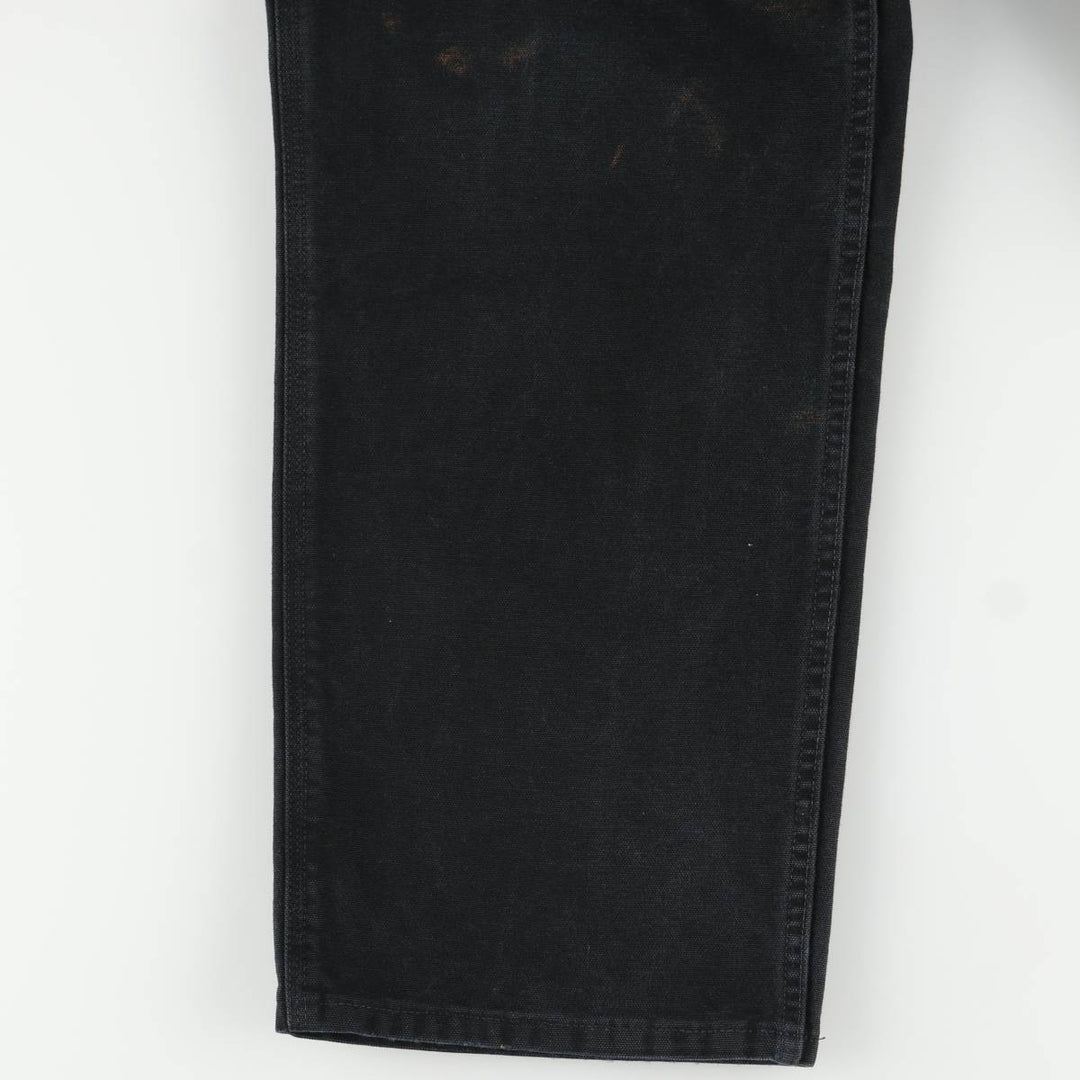 Carhartt Loose Fit Painted Duck Painter Pants, Men's, Size W30 cotton black type Vintage Second Hand