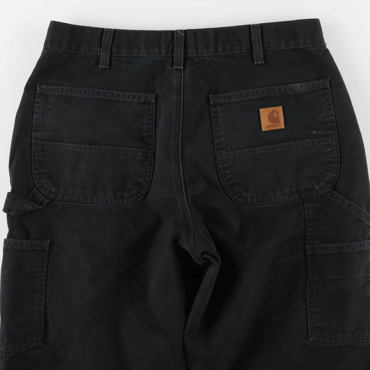 Carhartt Loose Fit Painted Duck Painter Pants, Men's, Size W30 cotton black type Vintage Second Hand