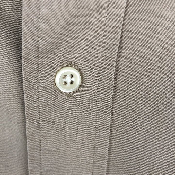 Ralph Lauren BLAKE long sleeve button down shirt, men's XL size cotton Beige type Vintage Second Hand