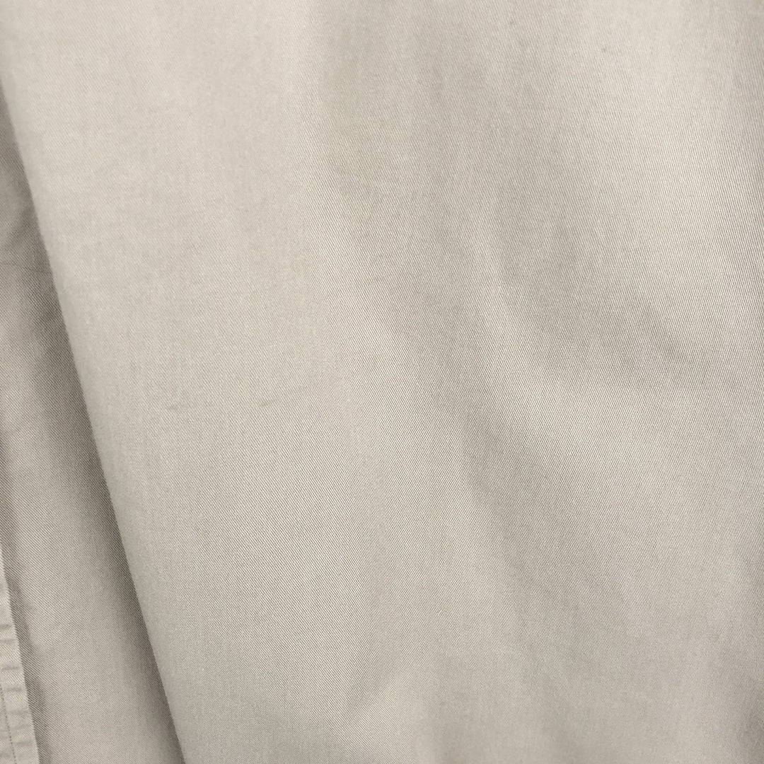 Ralph Lauren BLAKE long sleeve button down shirt, men's XL size cotton Beige type Vintage Second Hand