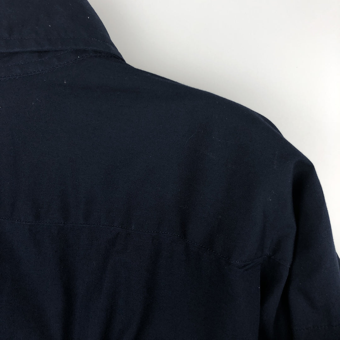 Ralph Lauren MARLOWE long-sleeved button-down shirt, men's size L cotton navy blue type Vintage Second Hand