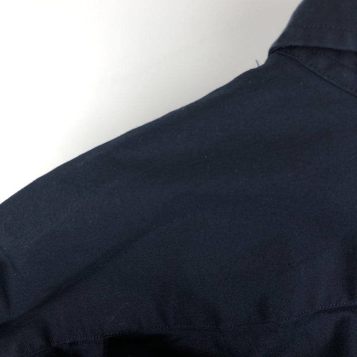 Ralph Lauren MARLOWE long-sleeved button-down shirt, men's size L cotton navy blue type Vintage Second Hand