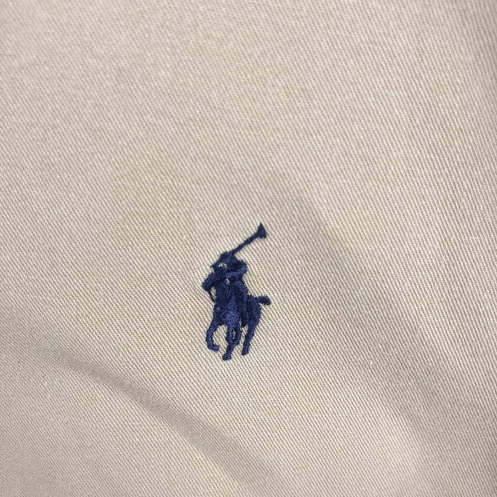 Ralph Lauren BLAKE long sleeve button down shirt, men's XL size cotton Beige type Vintage Second Hand