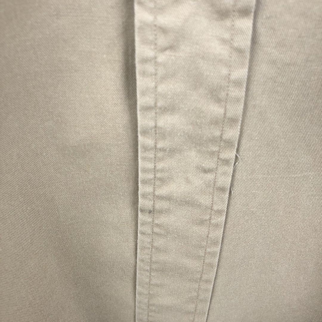 Ralph Lauren BLAKE long sleeve button down shirt, men's XL size cotton Beige type Vintage Second Hand