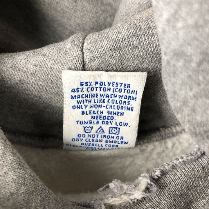 Vintage 90'S Russell ATHLETIC College Pullover Hoodie, Size M, Men's cotton gray type Vintage Second Hand