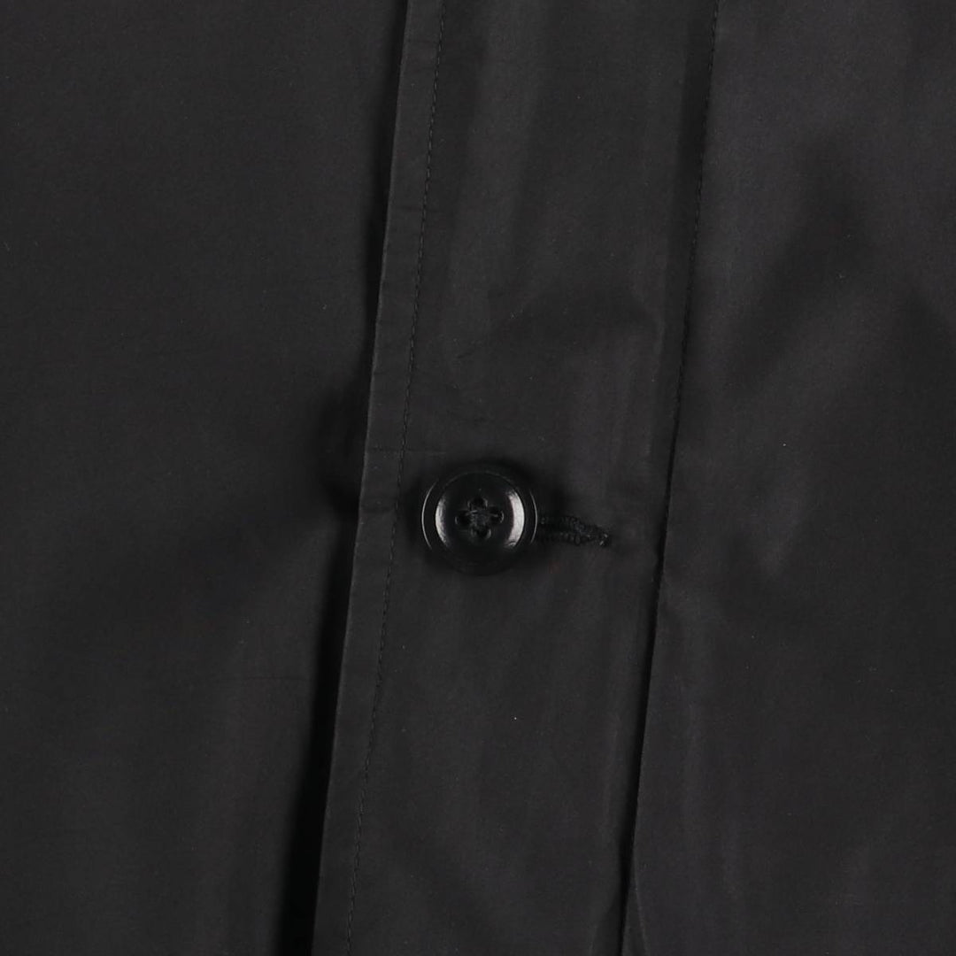 Banana Republic Men's Padded Balmacaan Coat, Size XL polyester black type Vintage Second Hand