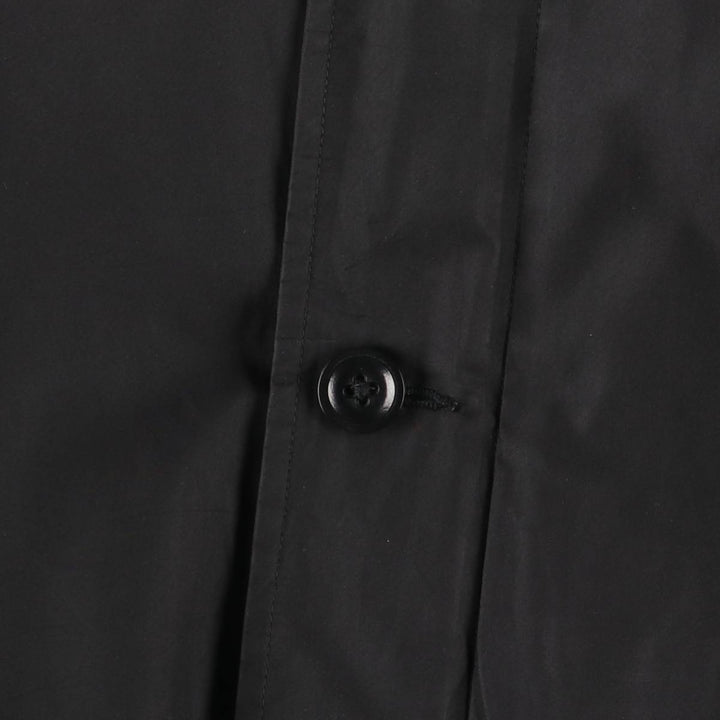 Banana Republic Men's Padded Balmacaan Coat, Size XL polyester black type Vintage Second Hand