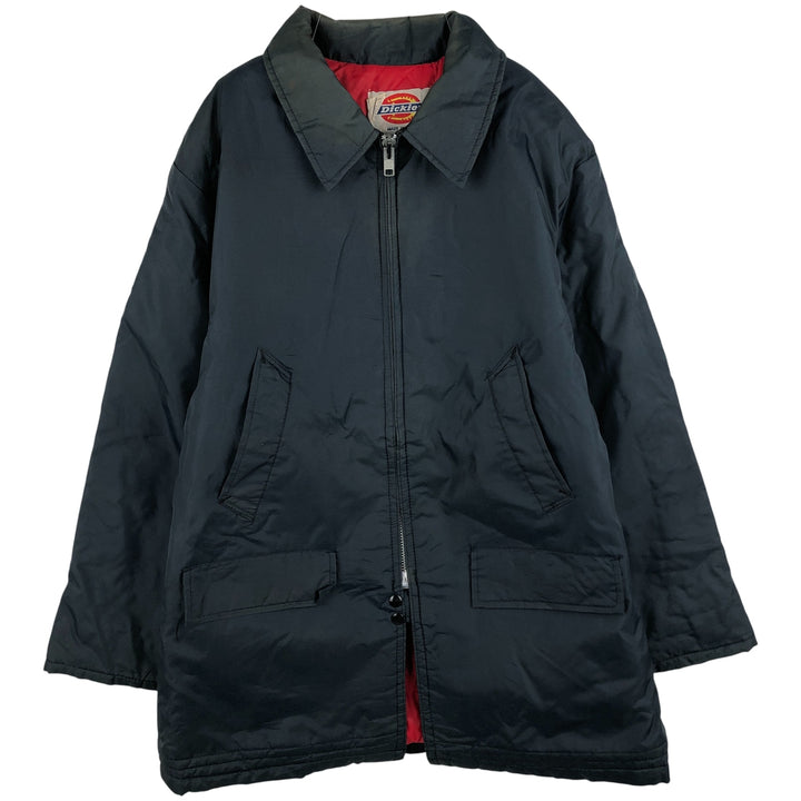 Vintage 1980'S Dickies padded puffer jacket, size L, men's unclear navy blue type Vintage Second Hand