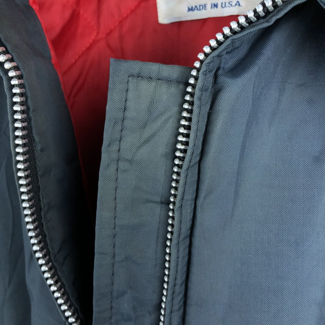 Vintage 1980'S Dickies padded puffer jacket, size L, men's unclear navy blue type Vintage Second Hand