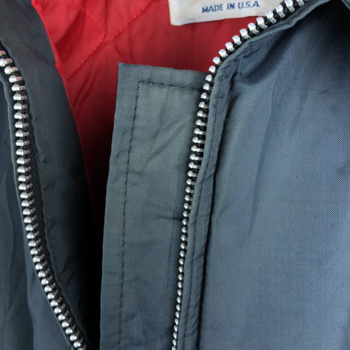 Vintage 1980'S Dickies padded puffer jacket, size L, men's unclear navy blue type Vintage Second Hand